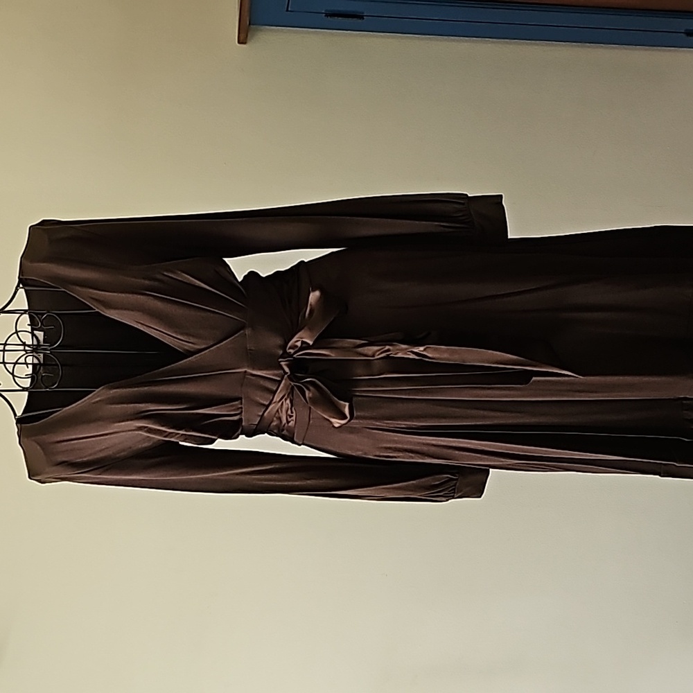 EcoSkin knit wrap dress